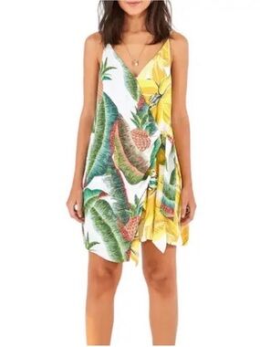 Farm Rio Azalea Forest Wrap Dress